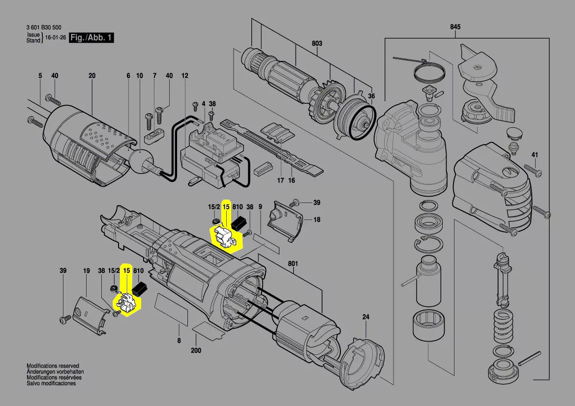 Porte-balais charbon réf. 2 604 337 120